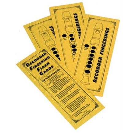 Rythm Band Rhythm Band Instruments SP2396 Recorder Fingering Flash Cards SP2396